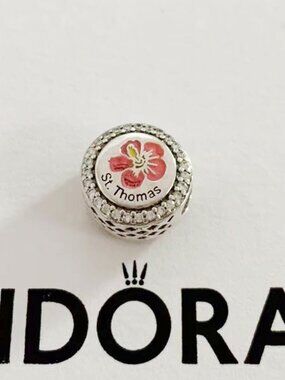 Pandora St.Thomas Exclusive Charm Bead S925 Sterling Silver Jewelry